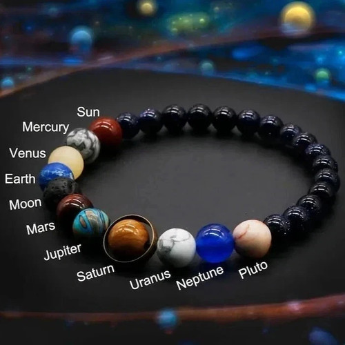 Solar system bracelet nine - system,