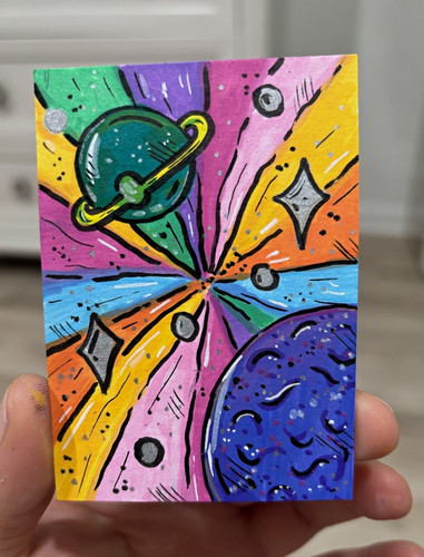 Aceo original print - aceo,